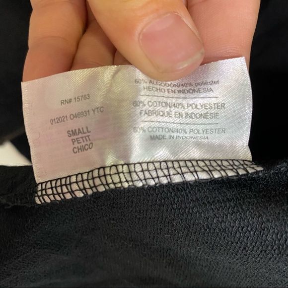 Hanes Women's Jersey Full Zip Hoodie black S NWOT - Picture 8 of 8